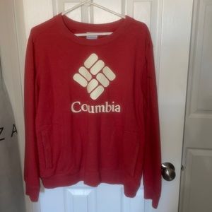 Red XL Columbia sweatshirt